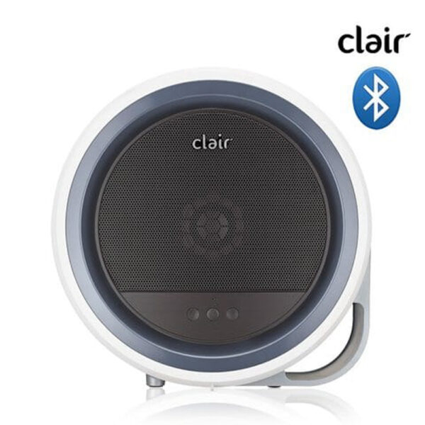 Oczyszczacz powietrza Clair S z głośnikiem Bluetooth – Szary
